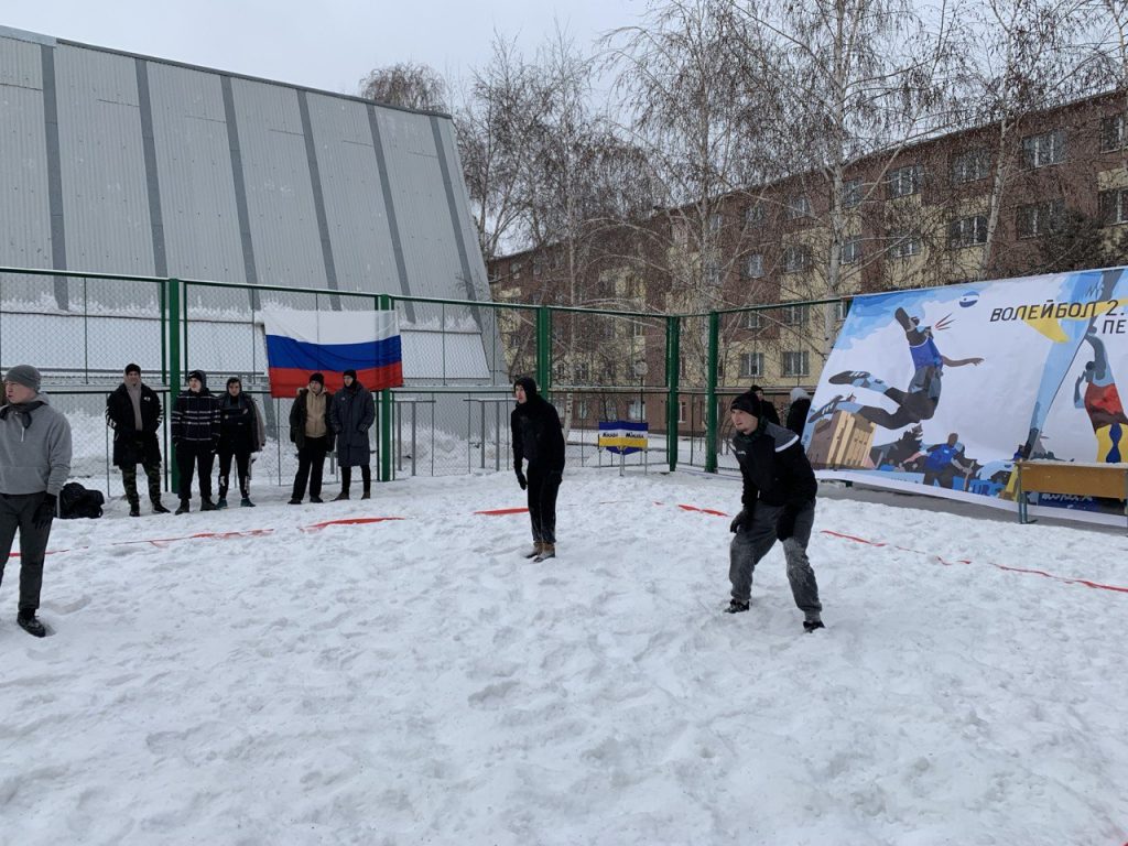 В Оренбурге турнир по СНЕЖНОМУ ВОЛЕЙБОЛУ