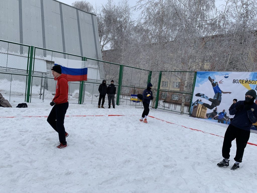 В Оренбурге турнир по СНЕЖНОМУ ВОЛЕЙБОЛУ