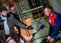 5 февраля прошла открытая тренировка по волейболу сидя.